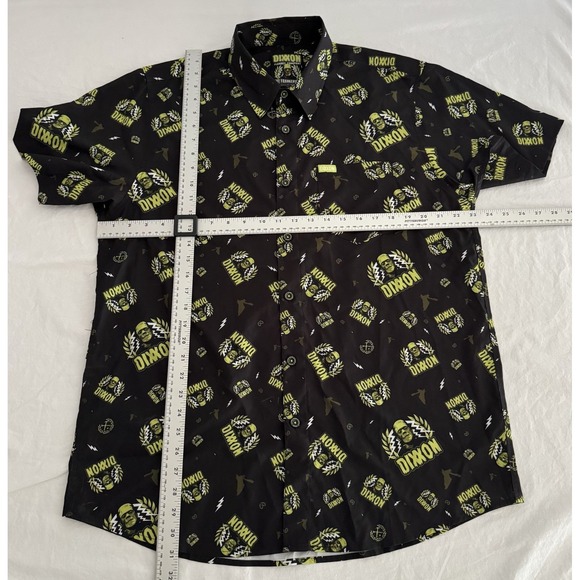 Dixxon Flannel "The Frankenstein" Size Large Horror Party Shirt Short Sleeve - Picture 5 of 10